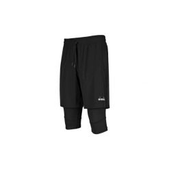 Spodenki krótkie męskie DIADORA POWER SHORTS BE ONE. Czarne krótkie spodenki sportowe męskie Diadora, m, bez wzorów, z elastanu, do biegania. Za 119.99 zł.