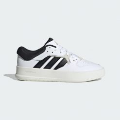 Buty Court 24. Białe obuwie sportowe damskie Adidas, bez wzorów. W wyprzedaży za 319.20 zł.