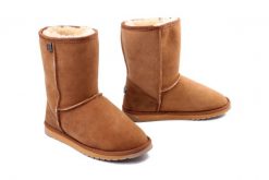 Emu Australia WP10002 Platinum Stinger Lo chestnut, botki damskie. Brązowe botki damskie Emu Australia, na zimę, ze skóry, bez obcasa, bez zapięcia. Za 869.90 zł.