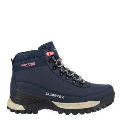 Buty trekkingowe damskie AULP EVEREST wodoodporne oddychające. Niebieskie obuwie sportowe damskie Aulp, bez wzorów, trekkingowe. Za 349.99 zł.