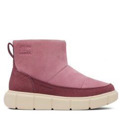 Śniegowce Sorel. Czerwone śniegowce dziewczęce Sorel, bez zapięcia. Za 339.99 zł.