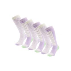 Skarpety narciarskie - Damskie - 6 par - Białe wielokolorowe. Białe skarpety damskie POEDERBAAS, bez wzorów, z wełny. W wyprzedaży za 329.62 zł.