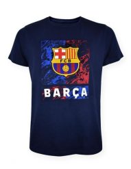 FC Barcelona t-shirt męski 5001CMARN XXL granatowy. Niebieskie t-shirty męskie FC Barcelona, m, bez wzorów, z bawełny, bez kołnierzyka. Za 96.43 zł.