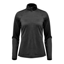 Damski Sweter Milano Quarter Zip Pullover. Czarne swetry damskie STORMTECH, xs, bez wzorów, bez kołnierzyka, bez ramiączek, bez kaptura. Za 214.99 zł.