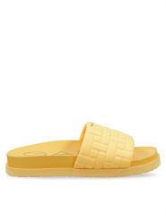 Gant Klapki 30507939 Żółty. Żółte klapki damskie GANT, bez wzorów, z materiału, bez obcasa. Za 229.99 zł.