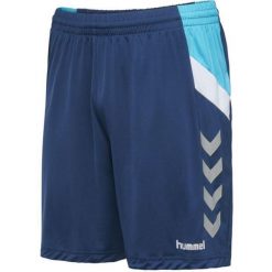 Hummel Move Tech Poly Męskie Szorty Sportowe w Kolorze Morskim. Niebieskie krótkie spodenki sportowe męskie Hummel, m, bez wzorów, na fitness i siłownię. Za 140.99 zł.