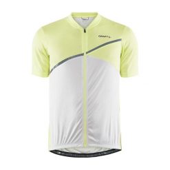 Jersey Craft core endur. Zielone buty sportowe męskie Craft, bez wzorów, z jersey, bez kołnierzyka, bez ramiączek, rowerowe. W wyprzedaży za 182.50 zł.