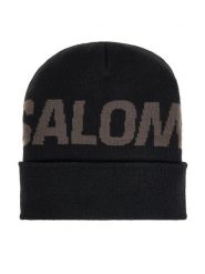 Salomon Czapka Hermitage LC2152900 Czarny. Czarne czapki i kapelusze damskie Salomon, na zimę, bez wzorów, z materiału, sportowe. Za 139.99 zł.