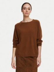 Marella Sweter Olmo1 2623366201 Brązowy Regular Fit. Brązowe swetry damskie Marella, s, bez wzorów, z kaszmiru, bez kołnierzyka, bez ramiączek, bez kaptura. Za 1,329.00 zł.