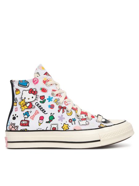 Converse Trampki Chuck 70 A17696C Kolorowy. Trampki i tenisówki damskie Converse, bez wzorów, z materiału, bez zapięcia. Za 378.99 zł.