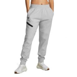 Spodnie Joggery Under Armour Unstoppable Flc Damskie. Szare spodnie sportowe damskie Under Armour, s, bez wzorów, z materiału, na fitness i siłownię. Za 431.99 zł.