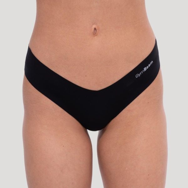 Figi damskie bezszwowe Comfy 3Pak. Czarne figi damskie GYMBEAM, xs, bez wzorów, z elastanu. Za 77.90 zł.