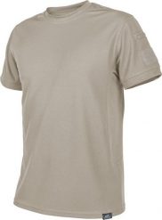 Helikon-Tex Helikon - Koszulka Tactical T-Shirt TopCool Khaki. Brązowe t-shirty męskie HELIKON-TEX, m, bez wzorów, bez kołnierzyka. Za 89.73 zł.