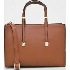 Answear - Torebka. Brązowe torby na ramię damskie ANSWEAR. W wyprzedaży za 119.90 zł.