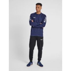 Bluza do piłki ręcznej męska Hummel Go Cotton Sweatshirt. Niebieskie bluzy męskie Hummel, m, bez wzorów, bez kaptura, do piłki ręcznej. Za 70.00 zł.