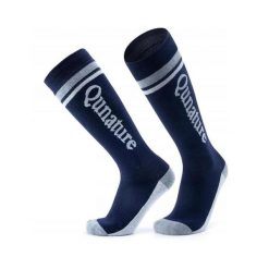 Zimowe skarpety sportowe unisex Qunature z wełną merino. Białe skarpety damskie QUNATURE, bez wzorów, z wełny. W wyprzedaży za 54.00 zł.