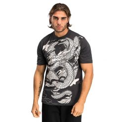 Koszulka męska Venum Dragon'S Flight Men'S T-Shirt. Szare buty sportowe męskie VENUM, m, bez wzorów, sportowe, bez kołnierzyka. Za 199.99 zł.