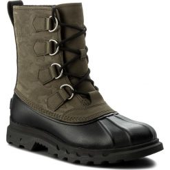 Śniegowce SOREL - Portzman Classic Camo NM2633 Black 383. Zielone śniegowce i trapery męskie Sorel, z gumy. W wyprzedaży za 419.00 zł.