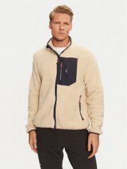 Aulp Polar Sikou Beżowy Regular Fit. Brązowe bluzy męskie Aulp, l, bez wzorów, z polaru, bez kaptura. Za 239.99 zł.