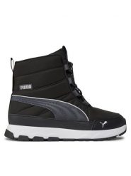 Puma Śniegowce Evolve Boot Jr 392644 01 Czarny. Czarne buty zimowe dziewczęce Puma, ze skóry, bez zapięcia. Za 299.99 zł.