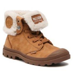 Trapery Palladium. Brązowe kozaki damskie Palladium. Za 509.99 zł.