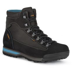 Buty trekkingowe Aku Slope Micro GTX anthracite/turquoise Goretex i Vibram. Czarne trekkingi męskie Aku, trekkingowe, gore-tex. W wyprzedaży za 829.00 zł.