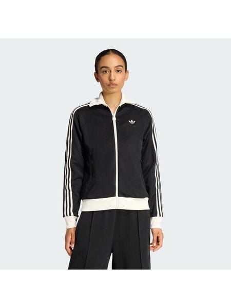 Adidas Bluza adicolor Classic KD7969 Czarny Regular Fit. Czarne bluzy damskie Adidas, l, bez wzorów, z bawełny, bez kaptura. Za 273.99 zł.