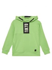 United Colors Of Benetton Bluza 3J68C204I Zielony Regular Fit. Zielone bluzy dla chłopców United Colors Of Benetton, bez wzorów, z bawełny, bez ramiączek, bez kaptura. Za 99.99 zł.