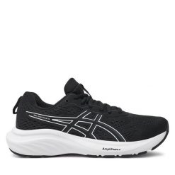 Buty do biegania Asics. Czarne obuwie sportowe damskie Asics, bez wzorów, do biegania. Za 319.99 zł.