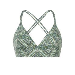 Damski top do kostiumu kąpielowego Protest MIXSuperau. Zielone topy damskie Protest, l, bez wzorów, bez kołnierzyka, bez ramiączek. Za 190.00 zł.