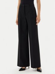 HUGO Spodnie palazzo Hasmina 50542647 Czarny Wide Leg. Czarne spodnie materiałowe damskie Hugo, bez wzorów, z materiału. Za 669.99 zł.