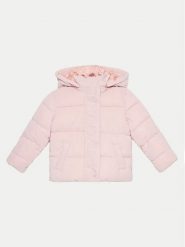 Guess Kurtka puchowa K4BL01 WGIW0 Różowy Regular Fit. Czerwone kurtki i płaszcze dla dziewczynek Guess, z aplikacjami, z puchu, bez kaptura. Za 299.99 zł.