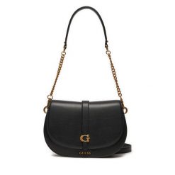 Torebka Guess. Czarne torebki do ręki damskie Guess, z aplikacjami, wizytowe, bez dodatków. Za 639.99 zł.
