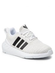 Adidas Sneakersy Swift Run22 C GW8183 Biały. Białe buty sportowe dziewczęce Adidas, bez wzorów, z materiału, bez zapięcia. Za 179.99 zł.