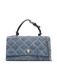 Marc Jacobs Torebka The Quilted Denim Dual Convertible 2P5HCR019H03 Niebieski. Niebieskie torebki do ręki damskie Marc Jacobs, bez wzorów, z denimu, bez dodatków. Za 2,629.00 zł.