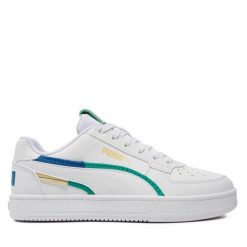 Sneakersy Puma. Białe półbuty dziewczęce Puma, bez wzorów, bez zapięcia. Za 189.99 zł.