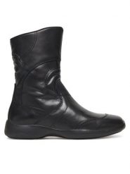 Vagabond Shoemakers Botki Sky 5837-101-20 Czarny. Czarne botki damskie Vagabond Shoemakers, ze skóry, bez obcasa, na płaskiej podeszwie, bez zapięcia. Za 849.99 zł.