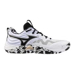 Buty halowe Mizuno Wave Momentum Elite. Białe buty sportowe męskie Mizuno, bez zapięcia, do siatkówki, mizuno wave. W wyprzedaży za 680.25 zł.