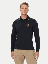 Aeronautica Militare Polo 262PO1940UJ00663 Granatowy Regular Fit. Niebieskie koszulki polo męskie Aeronautica Militare, m, bez wzorów, z bawełny, bez ramiączek. Za 454.99 zł.
