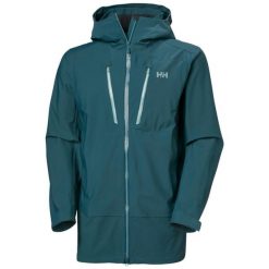 Kurtka narciarska z kapturem Helly Hansen Alpha 3L Long. Zielone kurtki męskie Helly Hansen, na zimę, l, bez wzorów, narciarskie. W wyprzedaży za 2,189.00 zł.