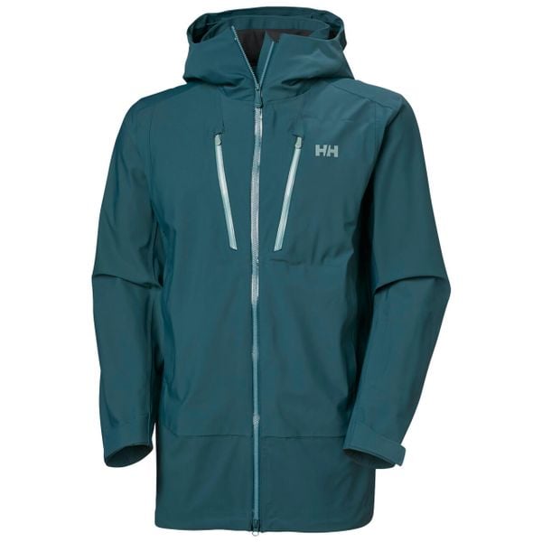 Kurtka narciarska z kapturem Helly Hansen Alpha 3L Long. Zielone kurtki męskie Helly Hansen, na zimę, l, bez wzorów, narciarskie. W wyprzedaży za 2,189.00 zł.