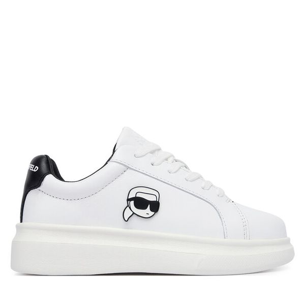 Sneakersy KARL LAGERFELD. Białe trampki i tenisówki chłopięce KARL LAGERFELD, bez wzorów, bez zapięcia. Za 401.99 zł.