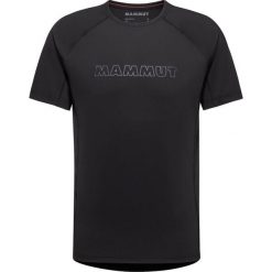 Koszulka szybkoschnąca meska Mammut Selun FL Logo T-Shirt. Czarne koszulki sportowe męskie Mammut, m, bez wzorów, bez kołnierzyka, bez ramiączek, trekkingowe. Za 306.05 zł.