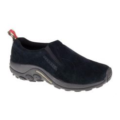 Buty do chodzenia męskie, Merrell Jungle Moc. Czarne buty sportowe męskie Merrell, z materiału, bez zapięcia, trekkingowe. Za 319.99 zł.