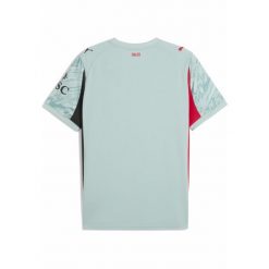 Męska koszulka bramkarska AC Milan 25/26 PUMA Modern Mint For All Time Red Green. Czerwone koszulki sportowe męskie Puma, m, bez wzorów, z tkaniny, bez kołnierzyka, bez ramiączek, do piłki nożnej. Za 439.00 zł.