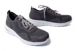 RIEKER B7305-45 grey, półbuty męskie. Szare półbuty na co dzień męskie Rieker, bez zapięcia. Za 349.90 zł.