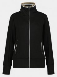 Sweter Damski Luhta Ingby. Czarne swetry damskie Luhta, l, bez wzorów, z materiału, eleganckie, bez kołnierzyka, bez ramiączek, długie, z kapturem. Za 409.00 zł.
