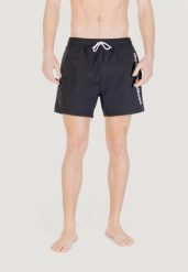 Bokserki pływackie Mężczyzna EMPORIO ARMANI CONNECTED EM000583 AF12330. Czarne bokserki męskie EMPORIO ARMANI CONNECTED, m, bez wzorów, z materiału. Za 341.75 zł.