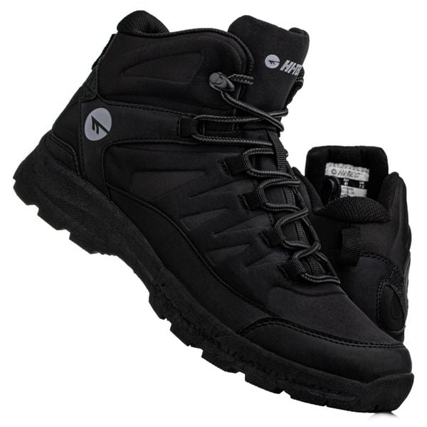 Buty męskie trekkingowe HI-TEC SELVEN MID. Czarne trekkingi męskie Hi-tec, przed kolano, trekkingowe. Za 231.75 zł.