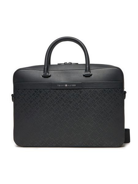 Tommy Hilfiger Torba na laptopa AM0AM13104 Czarny. Czarne torby na laptopa męskie Tommy Hilfiger, bez wzorów, ze skóry. Za 459.99 zł.
